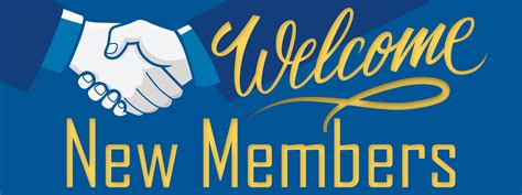 Welcome all new members